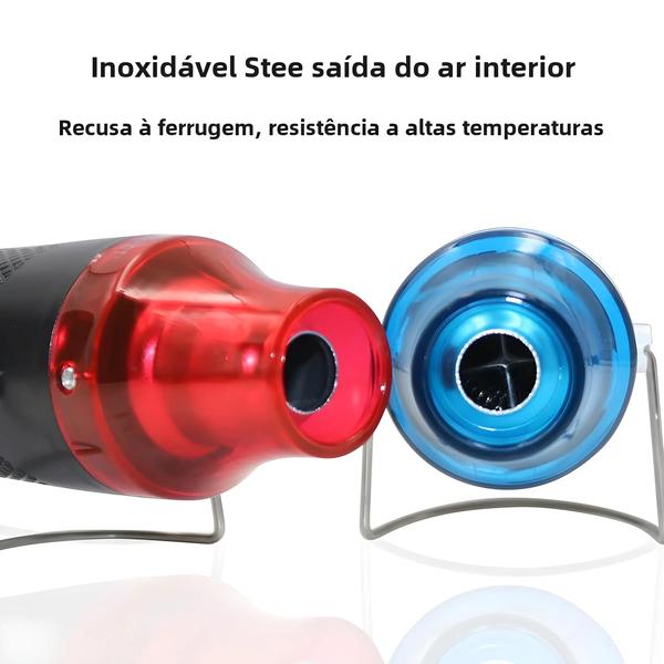 Imagem de Pistola de Calor 300W com Adaptador Redondo (Plugue UE) - Ferramenta Elétrica DIY