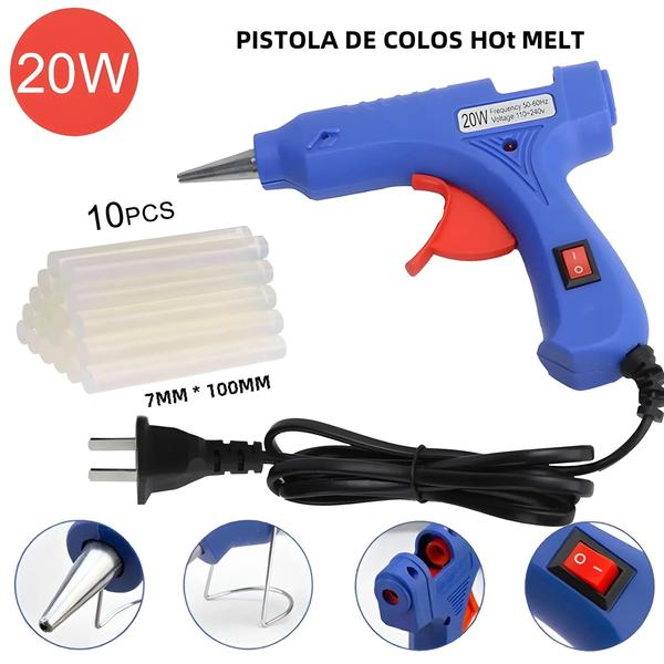 Imagem de Pistola de Cola Quente 20W - Ideal para Artesanato, DIY, Presentes e Reparos