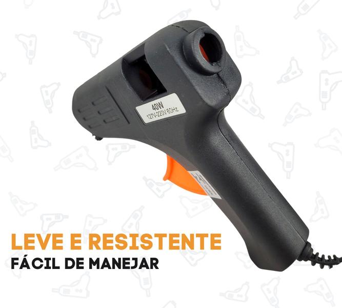 Imagem de Pistola De Cola Quente Grande Bivolt 40w - Papelaria - Arte