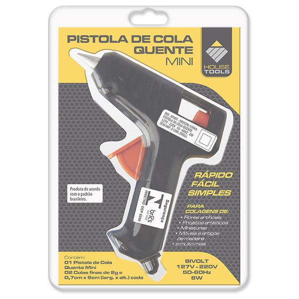 Imagem de Pistola De Cola Quente Profissional Cola Fina Bi-volt 8 Mm