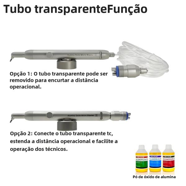 Imagem de Pistola de Jateamento Micro Blaster para Gravação Dentária - Óxido de Alumínio - 2/4