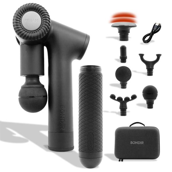 Pistola de massagem BONDIR R2 PRO+ Massageador articulado de tecidos profundos Imagem de Pistola de massagem BONDIR R2 PRO+ Massageador articulado de tecidos profundos