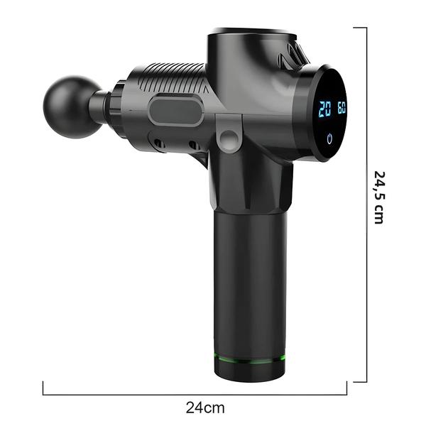 Imagem de Pistola de Massagem Fascial Elétrica - Percussão Profunda para Relaxamento Muscular e Alívio da Dor