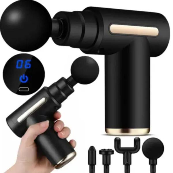 Pistola de Massagem Miofascial Original Bivolt e Silenciosa Imagem de Pistola de Massagem Miofascial Original Bivolt e Silenciosa