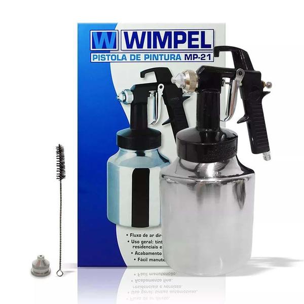 Imagem de Pistola de pintura AR DIRETO MP-21 Wimpel com caneca de aluminio