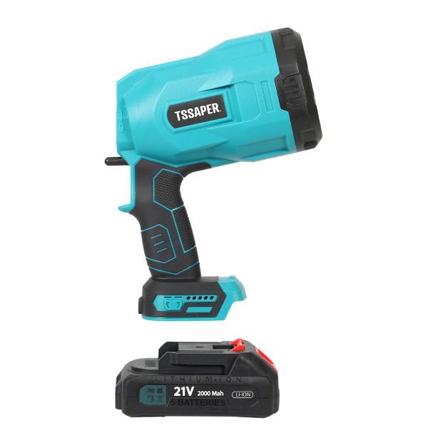 Imagem de Pistola De Pintura E Pulverizador HVLP a bateria 21v com 3 bicos de cobre tssaper fast charger