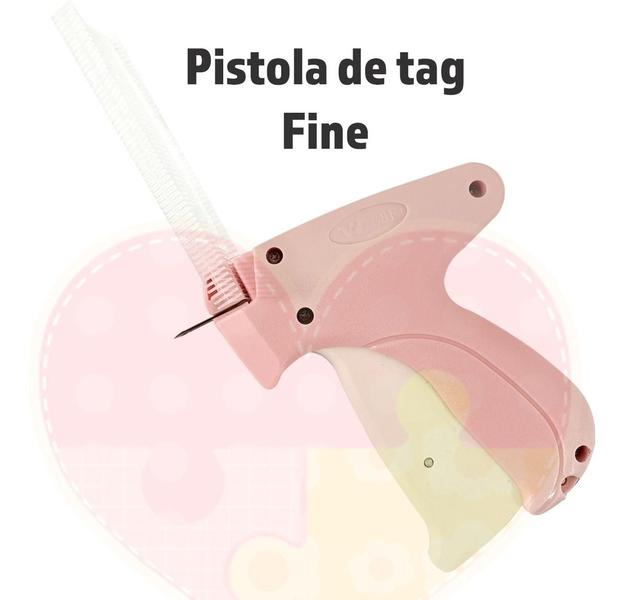 Imagem de Pistola de Pregar Aplicar Tag Pin Fine Para Tecidos Finos e Delicado + 10 Mil Pinos 15mm