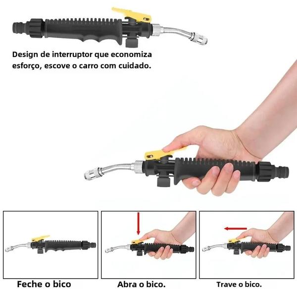 Imagem de Pistola de Pulverização de Alta Pressão para Lavadora - Bico de Spray Ajustável