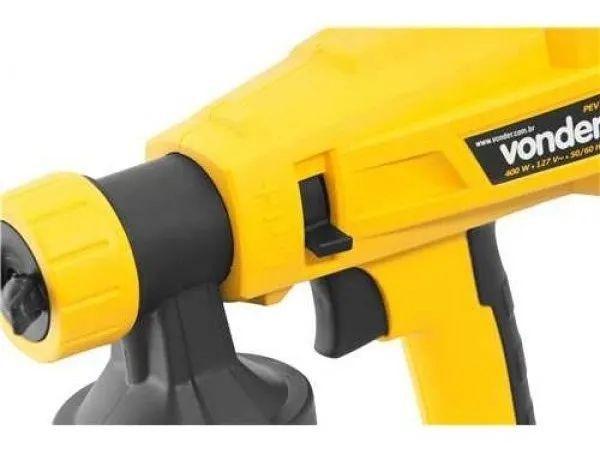 Imagem de Pistola Eletrica Para Pintura Vonder Pev 400 Hvlp 400w 127v 