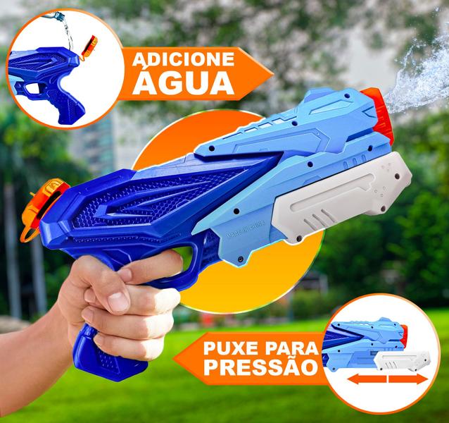 Imagem de Pistola Lançadora De Água Arma De Brinquedo Para Praia E Piscina Verão - Zippy Toys