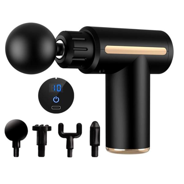 Pistola Massageadora 4x1 Profissional Liberacao Miofascial Massageador Muscular Eletrico Massagem e Relaxamento Magazine Mktlorenarezende