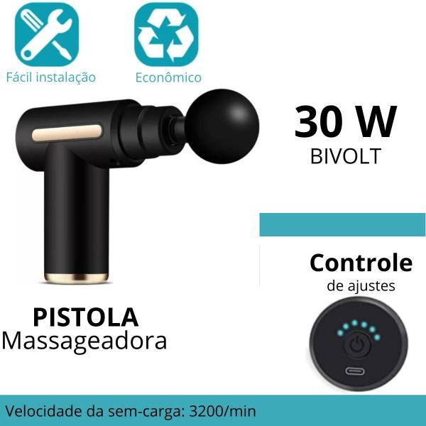 Imagem de Pistola Massageadora Miofascial Original Compacta e Potente