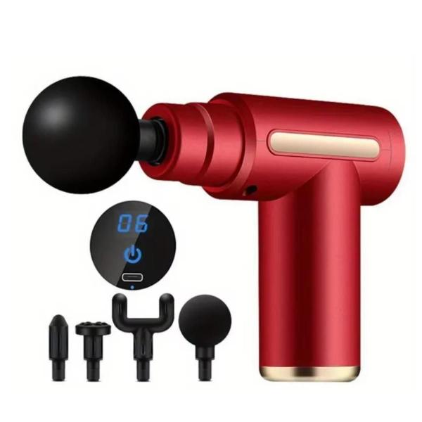 Pistola Massageadora Original - Recuperação Rápida e Eficiente - F7 Variedades Imagem de Pistola Massageadora Original - Recuperação Rápida e Eficiente