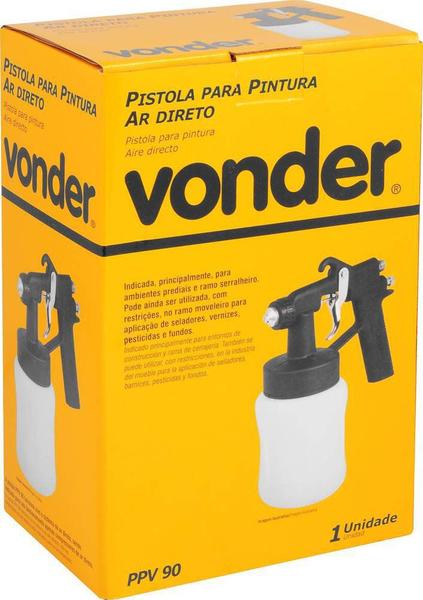 Imagem de Pistola para Pintura com Caneca Plástica Vonder PPV 90