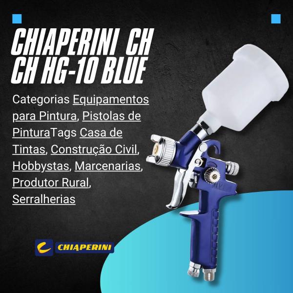 Imagem de Pistola Pintura Gravidade HVPL CH HG-10 Blue -  Chiaperini