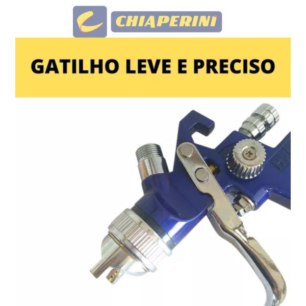 Imagem de Pistola Pintura Pneumatica HVLP 600ML CH HG-50 - Chiaperini