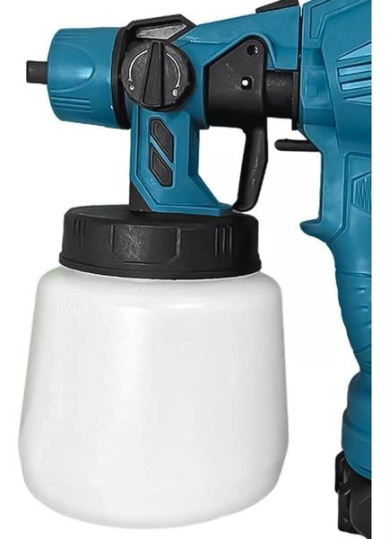 Pistola Pintura Pulverização 1000Ml 4 Bico 2 Baterias 21V - Stbon Imagem de Pistola Pintura Pulverização 1000Ml 4 Bico 2 Baterias 21V