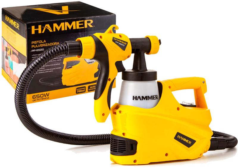 Imagem de Pistola Pulverizadora Compressor Ar Direto Hammer 650w 127v