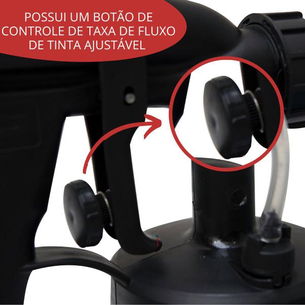 Imagem de Pistola Pulverizadora Elétrica Para Pintura 900ml Importway iwppp650 650w