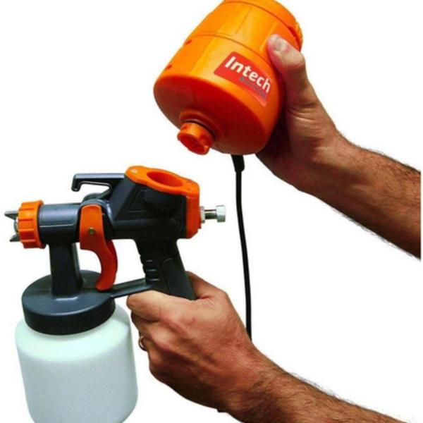 Imagem de Pistola Pulverizadora para Pintura Elétrica 127v Intech - Hv400