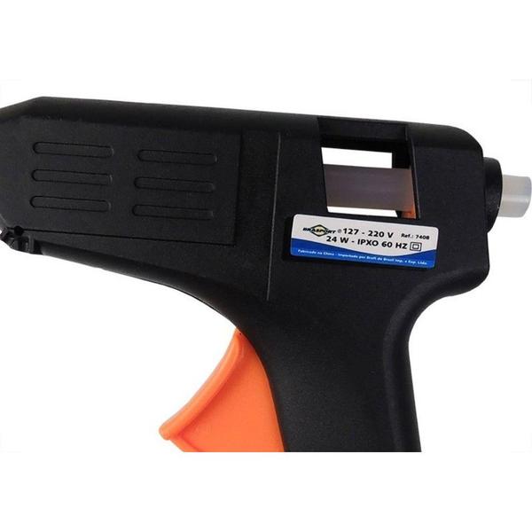 Imagem de Pistola Silicone Icone 24W Brasfot Certificada 11Mm Bivolt 7408