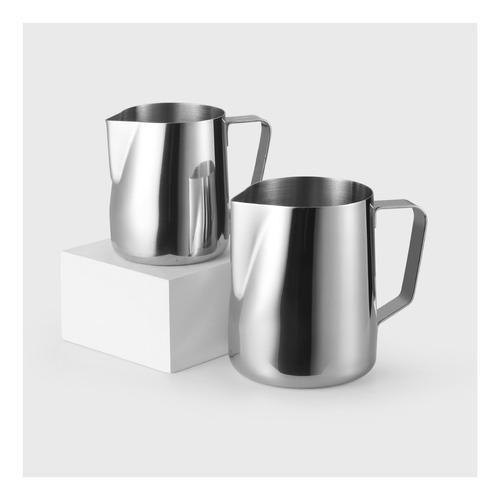 Imagem de Pitcher Americana 350Ml + 600Ml Inox Cremeira Leite Latte