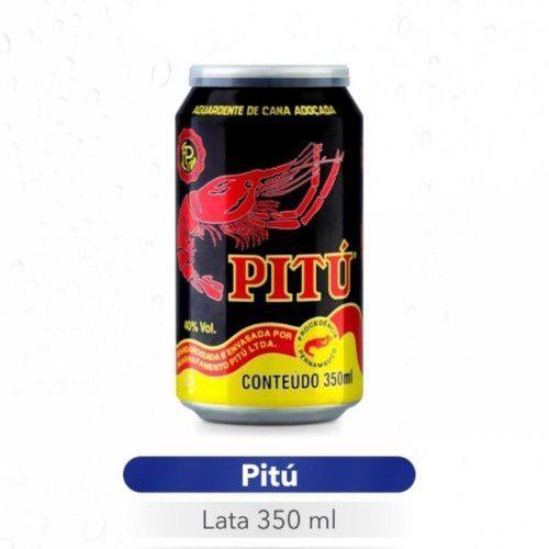 Imagem de Pitú Lata Aguardente Cachaça - 350ml - Original - Pernambuco