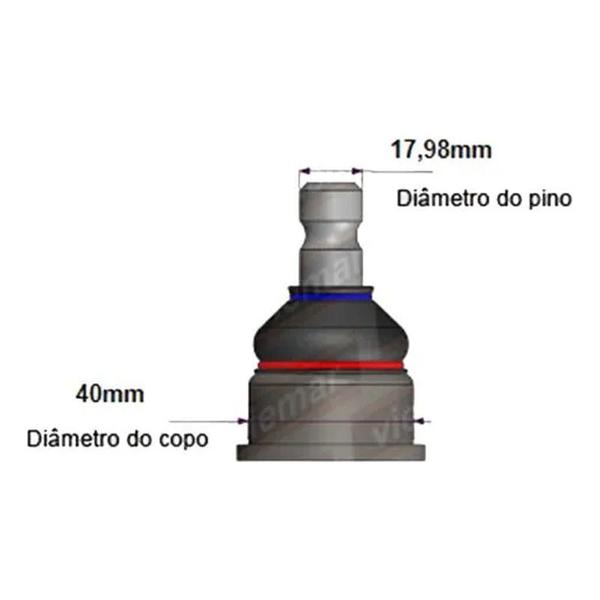 Imagem de Pivo Bandeja Dianteira Viemar Soul 1.6 2009 A 2014