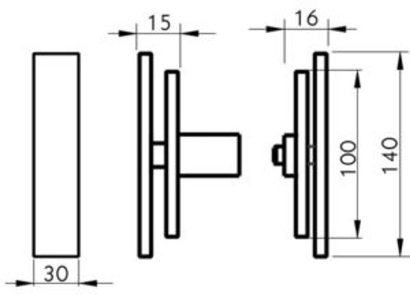 Imagem de Pivot Heavi Para Portas 300Kg Geris 143IE