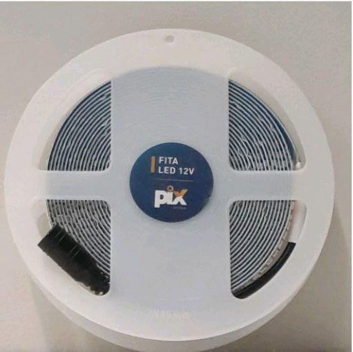 Imagem de Pix fita led 12v 2835 ip20 br neutro 5w/m 4000k 3.650.6080