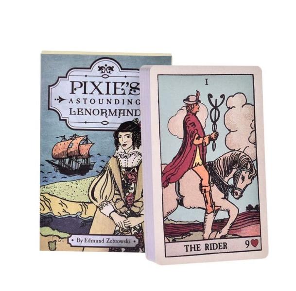 Imagem de Pixies Astounding Lenormand Oracle Deck Oráculo Cigano Lenormand Baralho de Cartas de Tarô