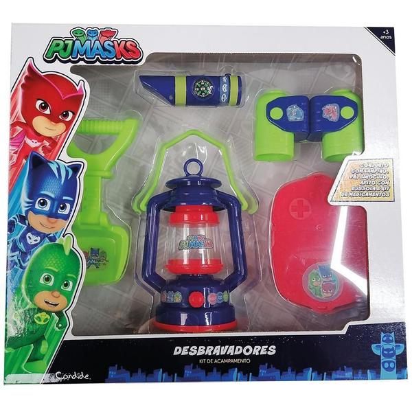 Imagem de Pj Masks Kit Camping Com Lampião e Binoculo - Candide