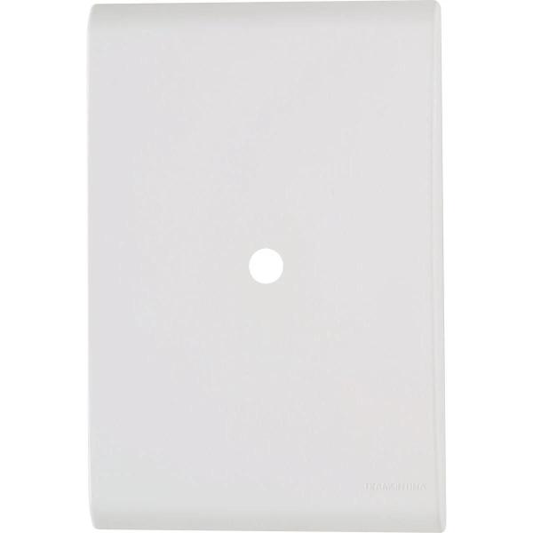 Placa 4x2 com furo liz tramontina Imagem de Placa 4x2 com furo liz tramontina