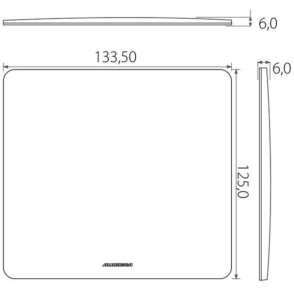 Imagem de Placa 4X4 2 Módulo Suporte Branco Gracia Maxx 85671 Alumbra