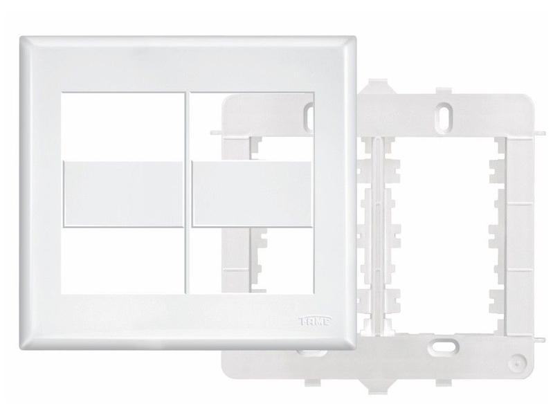 Imagem de Placa 4x4 Com Suporte Para 4 Modulos Evidence