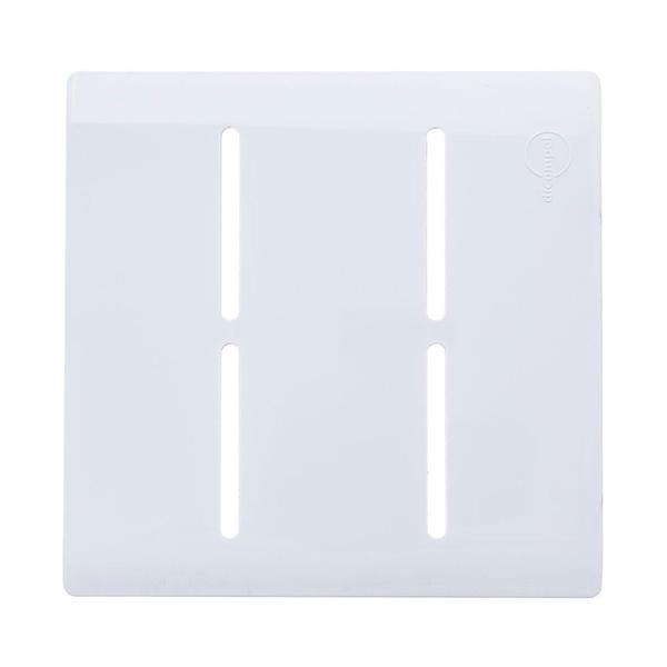 Imagem de Placa 4x4 para 4 Interruptores + Suporte Branco da Linha Novara - 1100-56 - DICOMPEL