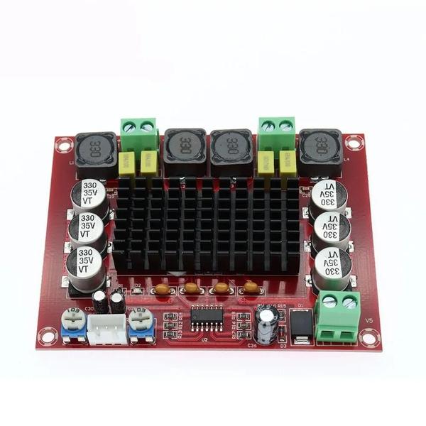 Imagem de Placa Amplificadora Digital TPA3116 - 120W x 2 Canais - 12V/24V