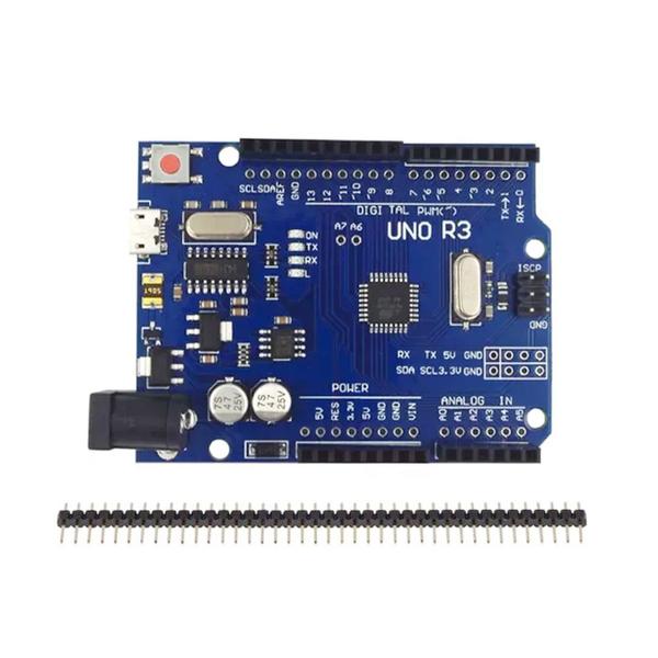 Imagem de Placa Arduino Uno R3 Atmega328p SMD Compatível Robótica Etudades Eletronica