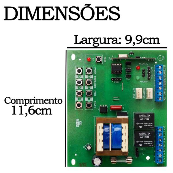 Imagem de Placa Central Motor X4 Compatível Rossi MX30 KXH30FS KX30FS Sensor Hall Reed Switch Controles Tx Car Capacitor de Partida 12UF 220V