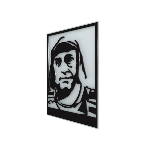 Imagem de Placa Chaves Laqueada 3D Mdf - 40 x27 cm