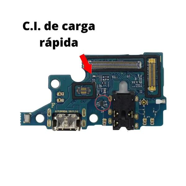 Imagem de Placa Conector Carga Compatível Galaxy A71 A715 