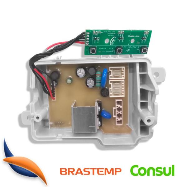 Imagem de Placa Controle 110v Lavadora CWB09 Consul W11581052 / W11579090 / W11579092 / W11579088