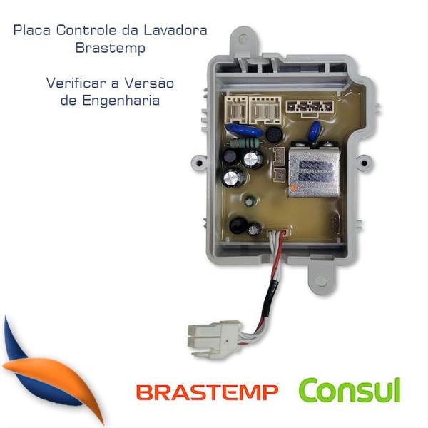 Placa Controle Lavadora Brastemp 220v Original W10798571 / W10827973 Imagem de Placa Controle Lavadora Brastemp 220v Original W10798571 / W10827973