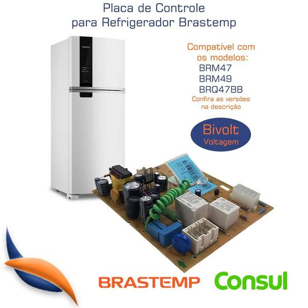 Imagem de Placa Controle Refrigerador Brastemp Brm47 Brm49 326061171