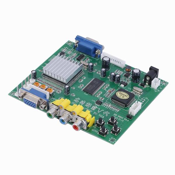 Imagem de Placa conversora de vídeo Wokex HD9800 RGB CGA EGA YUV para VGA