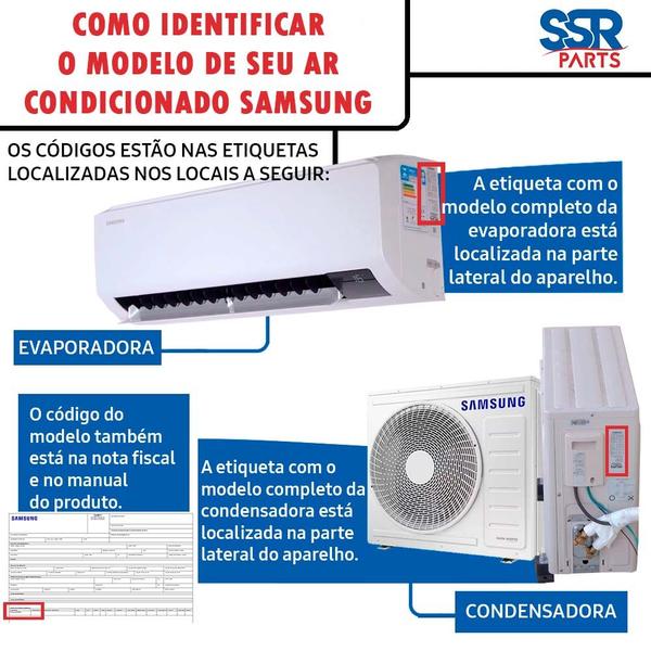 Imagem de Placa da condensadora samsung inverter (frio) ar condicionado samsung - db92-05107g