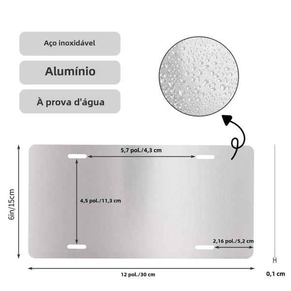 Placa de Alumínio "De Volta para o Futuro" - Adesivo para Carro (12x6 Polegadas) Imagem de Placa de Alumínio "De Volta para o Futuro" - Adesivo para Carro (12x6 Polegadas)