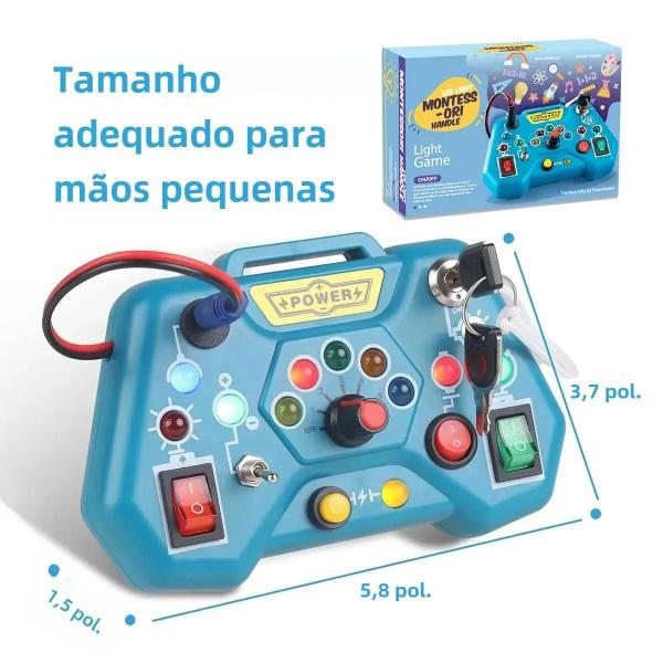 Imagem de Placa de Atividades Montessori - Brinquedo Educativo para Bebês e Crianças (3+)