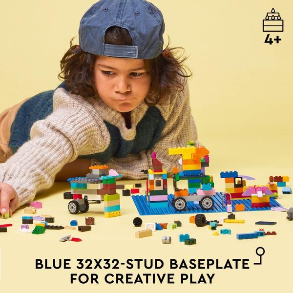 Imagem de Placa de base LEGO Classic Blue 32x32 Stud para construção de mais de 4 anos