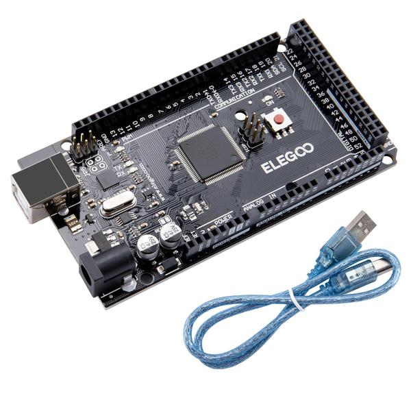 Imagem de Placa de desenvolvimento ELEGOO MEGA R3 ATmega 2560 com cabo USB